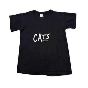 Vintage 1981 Cats Broadway Musical Single Stitch Shirt Youth Medium